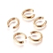 304 Stainless Steel Open Quick Link Connectors, Linking Rings, Golden, 10x9.5x2.2mm