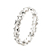 925 Sterling Silver Star Rings, 925 Sterling Silver Plated, Inner diameter: 23mm