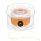 PH PandaHall 0.2mm Beading Thread, 218yards Waxed Cotton Thread String for Seed Beads Sewing Thread Non-Elastic Thread Cord with Organizing Case for Beading Jewelry Making Leather Crafting, Orange