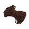 Cotton Macrame Cord, Round Macrame Rope for Wall Hangers, Boho Decorations, DIY Macrame Craft, Coconut Brown, 3mm, about 21.87 Yards(20m)/Bundle
