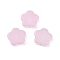 Transparent Glass Beads, Star, Baking Paint, Thistle, 14x15x5mm, Hole: 1.2mm