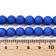 Synthetic Lava Rock Beads Strands G-S247-8mm-14-1-4