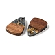 Подвески из смолы и дерева WOOD-S061-02F-2