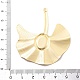 Латуни кабошон сеттинги подвески KK-B134-07G-3