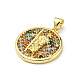 Латунь с подвесками из фианита FIND-Z023-09B-01-2