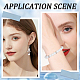 200 шт. Латунные бусины со стразами FIND-SC0007-06-5