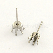 Серьги-гвоздики из нержавеющей стали марки 304 STAS-R063-57