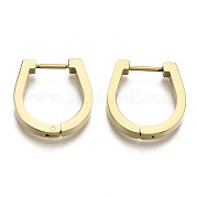 Серьги-кольца Huggie Hoop из нержавеющей стали 304 STAS-R115-18G