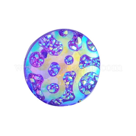 Druzy смолы кабошоны CRES-Q191-HA025-2-1