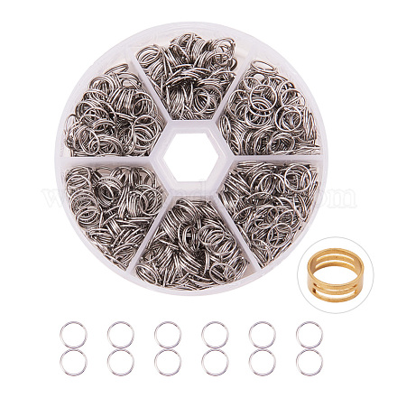 Разъемные кольца из нержавеющей стали 304 STAS-PH0004-04-8mm-1