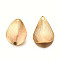 Brass Pendants, Nickel Free, Real 18K Gold Plated, Petal, 20.5x13x2mm, Hole: 1mm