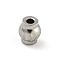 Non-Tarnish 304 Stainless Steel Beads, Lantern, Stainless Steel Color, 4x3.5mm, Hole: 1.2mm