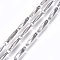 Tarnish Resistant 304 Stainless Steel Link Chains, Soldered, Rectangle, Stainless Steel Color, 11x2.5x2mm