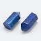 Natural Lapis Lazuli Pointed Beads, Healing Stones, Reiki Energy Balancing Meditation Therapy Wand, Undrilled/No Hole Beads, Bullet, 33~35x16~17x14.5~15mm