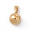 PVD Vacuum Plating 201 Stainless Steel Charms, Round Charms, Golden, 12.5x10mm, Hole: 2.5x5mm