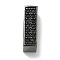 Rack Plating Rectangle Brass Micro Pave Cubic Zirconia Slide Charms, Long-Lasting Plated, Lead Free & Cadmium Free, Gunmetal, 12x4x6mm, Hole: 3.5x10.5mm