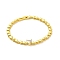 Micro Pave Cubic Zirconia Link Bracelets, Rack Plating Heart Brass Bracelets for Women, Long-Lasting Plated, Cadmium Free & Lead Free, Real 18K Gold Plated, 7-5/8 inch(19.4cm)