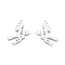 Non-Tarnish 201 Stainless Steel Pendants, Witch, Stainless Steel Color, 32.5x27x1.5mm, Hole: 1.5mm