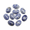 Natural Blue Spot Jasper Cabochons, Oval, 18x13x5mm