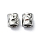 Non-Tarnish 304 Stainless Steel Beads, Column, Stainless Steel Color, 4x4mm, Hole: 1.6mm