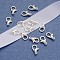 Zinc Alloy Lobster Claw Clasps, Parrot Trigger Clasps, Cadmium Free & Lead Free, Jewelry Making Findings, Silver Color Plated, 12x6mm, Hole: 1.2mm
