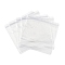 PVC Anti Oxidation Zip Lock Bags, Transparent Antitarnish Jewelry Packing Storage Pouch, Square, Clear, 14.1x14x0.03cm, Unilateral thickness: 4.9 Mil(0.125mm)

