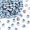 Preciosa® MAXIMA Crystal Round Stones, Czech Crystal, Dura Foiling, Round(431 11 615 Chaton), 30020 Light Sapphire, SS10/PP21(2.7~2.9mm)