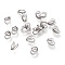 Tarnish Resistant 304 Stainless Steel Pendant Bails, Teardrop, Stainless Steel Color, 5.5x4x3mm, Hole: 2.5x3mm
