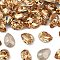 Preciosa® MAXIMA Crystal Fancy Stones, Czech Crystal, 435 16 301 Baroque Pear, Dura Foiling, 10330 Lt.Col.Topaz, 14x10mm