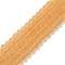 Transparent Glass Beads Strands, Faceted, Frosted, Rondelle, PeachPuff, 2.9~3.3mm, Hole: 1mm, about 144~150pcs/strand, 35~37cm