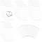 30 Pieces Acrylic Seat Plate Blank Rectangle Table Cards Seat Reserved Signs Chairs Acrylic Tag, Hanging with Ribbon for Wedding Important Events