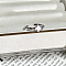 Brass Enamel Cuff Rings, Platinum, Rhombus, Inner Diameter: Adjustable