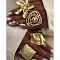 Alloy Finger Rings for Women, with Plastic Pearl, Golden, 17.80mm, 4pcs/set