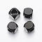 304 Stainless Steel Beads, Cube, Electrophoresis Black, 5x5x5mm, Hole: 3mm