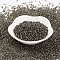 TOHO Japanese Seed Beads, Round, 11/0 , (29C) Silver Lined Dark Black Diamond, 2x1.5mm, Hole: 0.5mm, about 42000pcs/pound