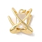 Brass Micro Pave Clear Cubic Zirconia Pendants, Cadmium Free & Lead Free, Rectangle, Real 18K Gold Plated, 20x18x3x10mm