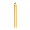 Ion Plating(IP) 304 Stainless Steel Pendants, with Jump Ring, Manual Polishing, Stamping Blank Tag, Rectangle, Real 18K Gold Plated, 30x3x1.5mm, Hole: 3mm