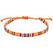 Adjustable Bohemian Style Cotton & Linen Cord Braided Bracelets for Friendship, Colorful