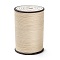Round Waxed Polyester Thread String, Micro Macrame Cord, Twisted Cord, for Leather Sewing Stitching, PeachPuff, 0.55mm, about 131.23 yards(120m)/roll
