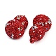 Ручной полимерной глины шариков Rhinestone CLAY-B006-01-2