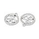 Подвески из сплава с кристаллами и стразами RB-L036-VF867-1-2