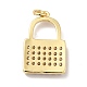 Латунные микро проложить кубического циркония подвески KK-H433-50G-2