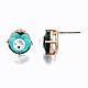 Латунь серьги GLAA-S193-039D-LG-3