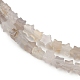 Серые натуральные бусины из агата  G-U021-B01-01-4