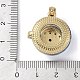 Латунь микропаве фианиты со стеклянными подвесками KK-Q815-02G-05-3