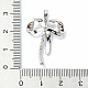 Подвески из кубического циркония с покрытием из латуни KK-M282-29P-3