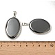 Синтетических немагнитных подвески гематита G-M415-01P-03-3