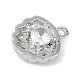 Латунные микро проложить кубического циркония подвески KK-I719-31P-2