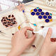 30 шт. цветной стеклянной мозаичной плитки DIY-OC0009-43C-5