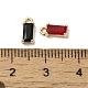Подвески из светло-золотого латунного стекла FIND-K016-03KCG-3